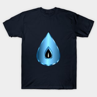 Shakti Teardrop Meditation Candle - Blue T-Shirt